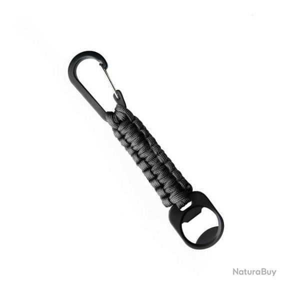 Porte cl�s paracorde d�capsuleur noir