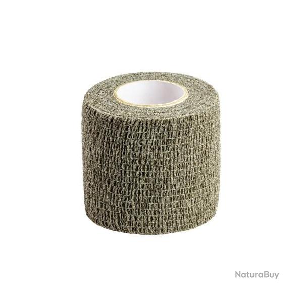 Bande auto-agrippant 5 cm x 4.5m couleur vert olive