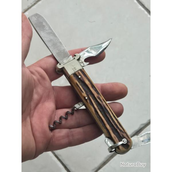 Couteau chasse bargeon �jecteur de douille