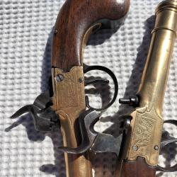 Paire de pistolets de marine