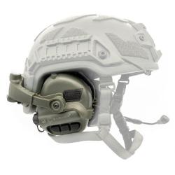Casque de Tir EARMOR M32X MOD4 avec support casque FAST / ARC - Vert Olve