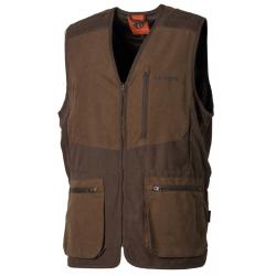 GILET CLASSY BICOLORE MARRON SOMLYS , T: M.