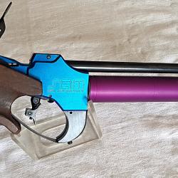Pistolet de match &agrave; 10m SAM K9 ambidextre PCP &agrave; air comprim&eacute; 200 bars calibre 4.5mm diabolo