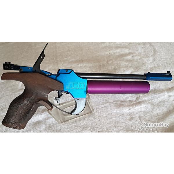 Pistolet de match � 10m SAM K9 ambidextre PCP � air comprim� 200 bars calibre 4.5mm diabolo