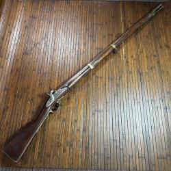 Rare Fusil de Marine Mle 1777 / An IX � Canon &laquo; AT PARIS &raquo; 1814 � Platine Tulle �