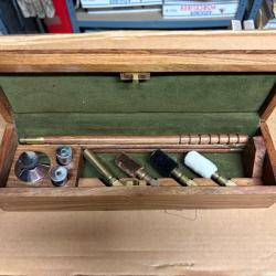 Kit nettoyage avec accessoires fusil calibre 20 bo&icirc;te ch&ecirc;ne neuf