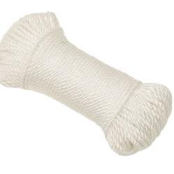 Corde travail polypropyl&egrave;ne blanc 3 mm 50 m r&eacute;sistante UV intemp&eacute;ries