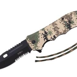 Ench&egrave;re A couteau pliant camo ACU Digital