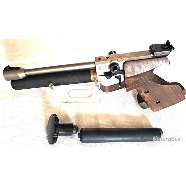 RARE ! Pistolet comp�tition WALTHER CP5 5 coups semi-auto 4.5mm droitier � CO2 d�tente �lectronique