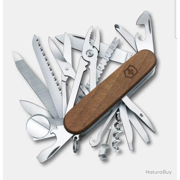 Couteau VICTORINOX Swiss Champ wood