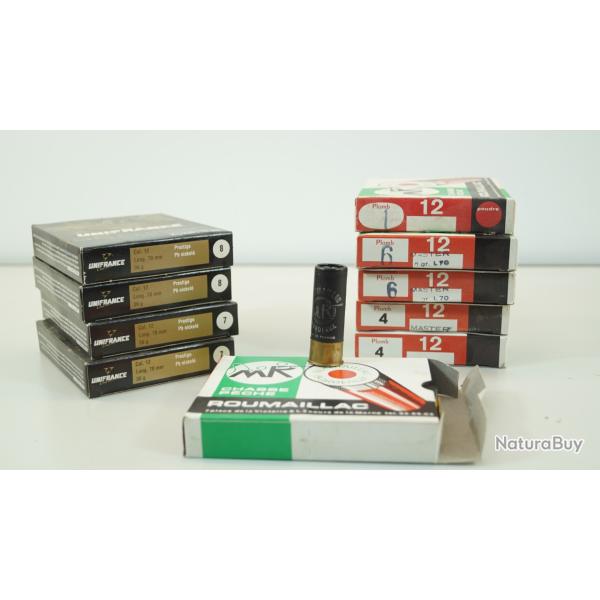 100 cartouches 12/70 unifrance/Roumaillac  pour ench�re 1�  sans prix de r�serve