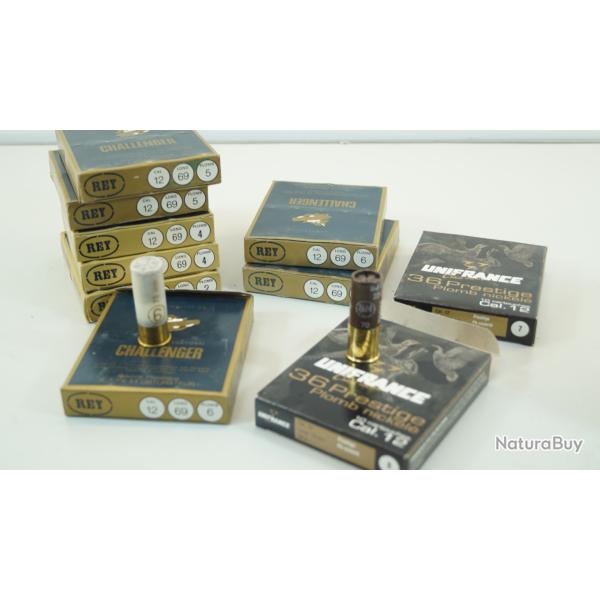 100 cartouches 12/70 rey/ unifrance pour ench�re 1� sans prix de r�serve