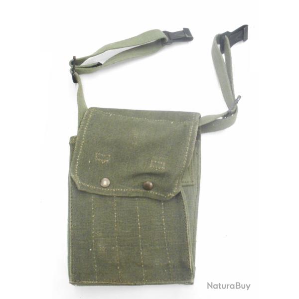 Porte Chargeurs en toile Type TAP (troupes a�roport�es) pour Pistolet  Mitrailleur Fran�ais MAT 49