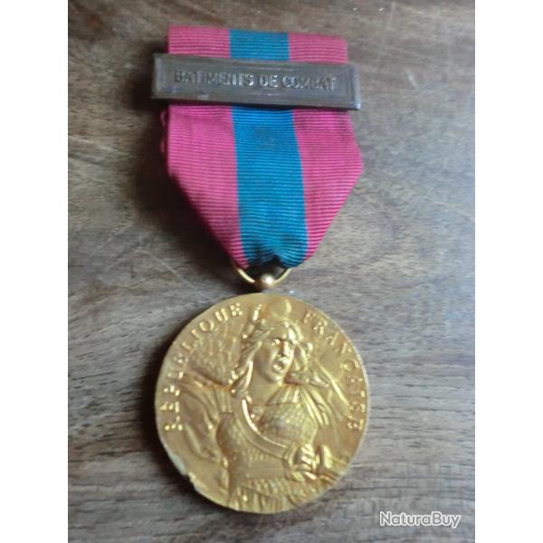 m�daille d�fense nationale batiments de combat