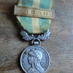 m&eacute;daille d'outre mer agrafes liban