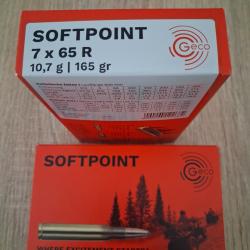 2 Boites de Geco 7x65R Sofpoint 165gr