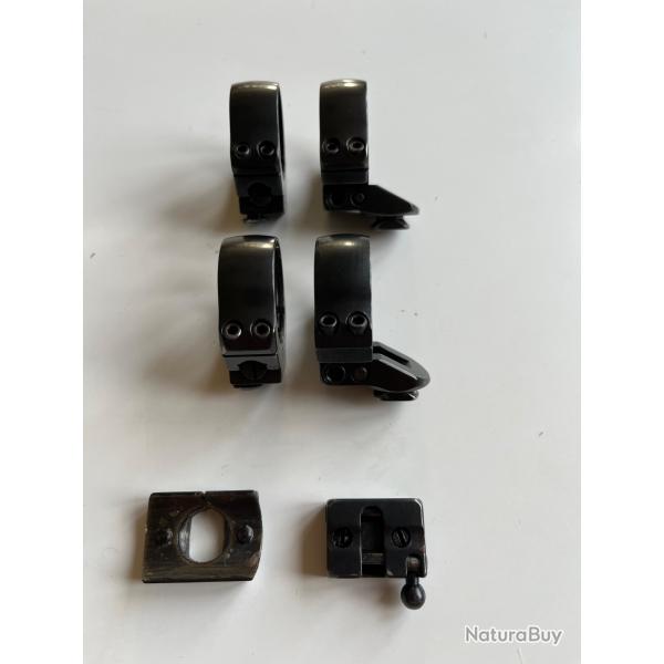 Embases et colliers pour montage pivotant