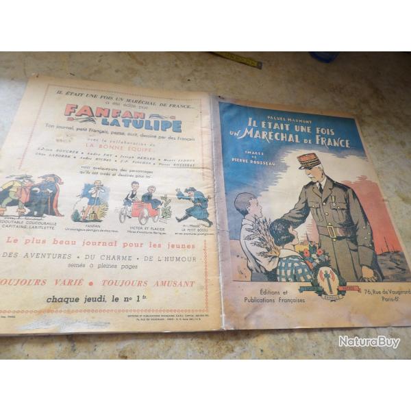 livret Philippe P�tain mar�chal de France Etat Fran�ais propagande collaboration seconde guerre ww2
