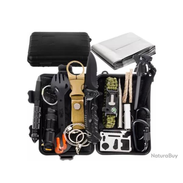 Kit de Survie 32 en 1 - Bushcraft Camping Randonn�e P�che Outdoor