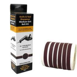 Lot de 6 bandes abrasives de d&eacute;grossissage Work Sharp WSKTS - Grain 220