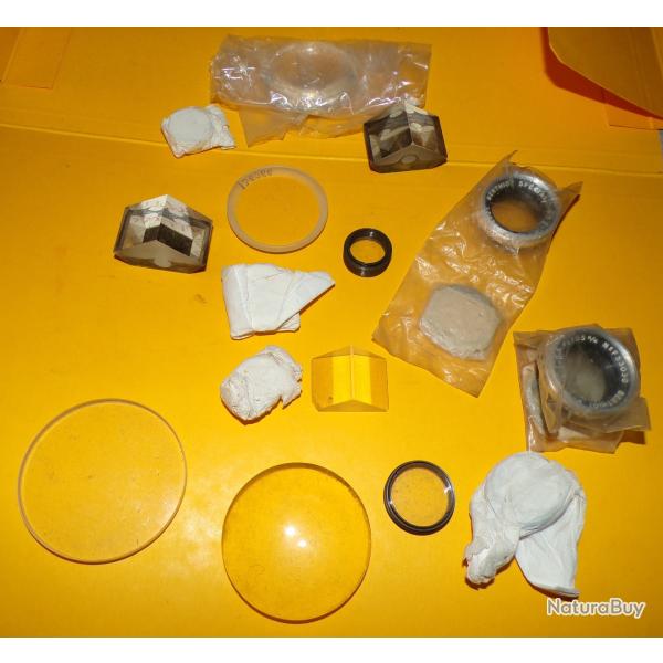 LOUPE ET DIVERS OBJECTIFS POUR APPAREIL ANCIEN  A IDENTIFIER ,   BON  ETAT VOIR PHOTOS . POUR TOUT R