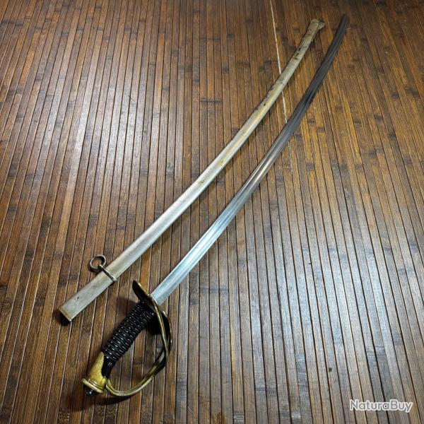 Sabre Officier Cavalerie Mle 1822 Coulaux Klingenthal - Fourreau