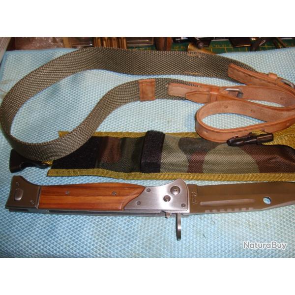 BA�ONNETTE PLIANTE AK47+BRETELLE