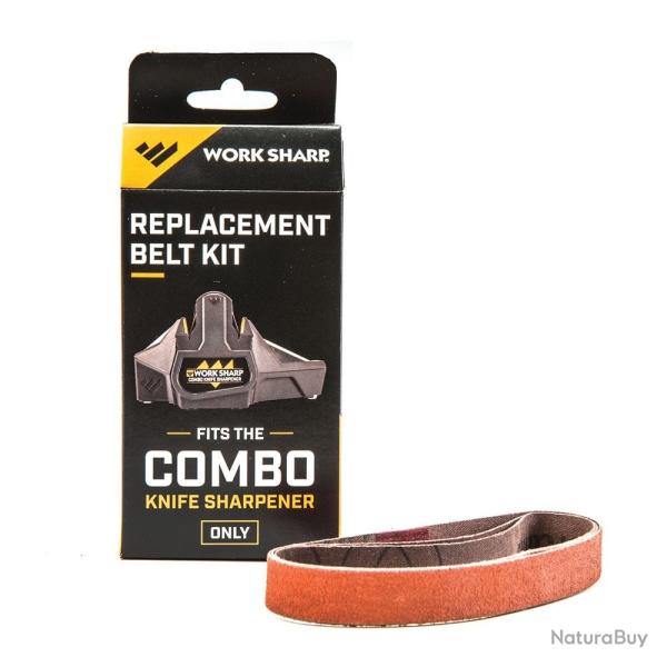 Lot de 3 bandes abrasives de rechange Work Sharp Combo - Grain P120