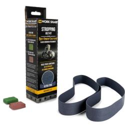 Kit de bandes de polissage en tissu Work Sharp  Grinding avec p&acirc;tes abrasives