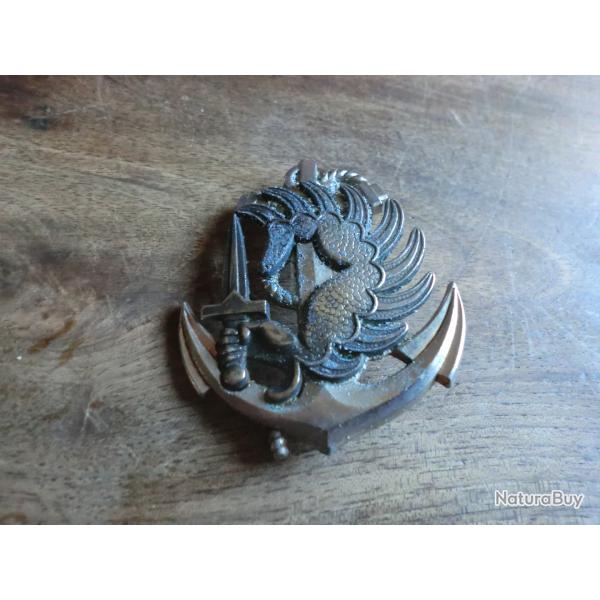 insigne b�ret troupes de marine / delsart