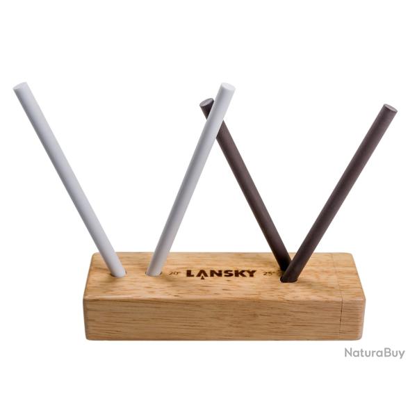 Syst�me d'aff�tage manuel Lansky Turn Box 4 Deluxe - Set de pierres c�ramiques