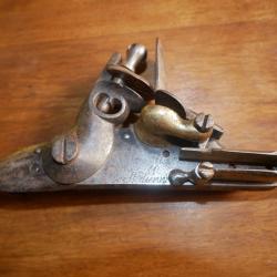 Platine de fusil 1777 &agrave; silex  Manuf Imp de ST ETIENNE