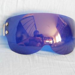 ARMEE DE L'AIR : VISI&Egrave;RE BLEUE POUR CASQUE DE PILOTE GUENEAU 317 NEUVE
