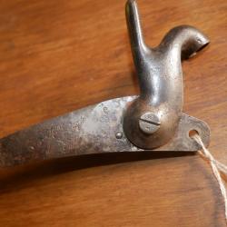 Platine arri&egrave;re &agrave; percussion de Mousqueton type 1857 et d&eacute;riv&eacute;s