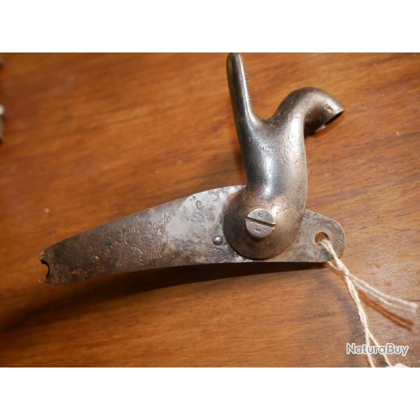 Platine arri�re � percussion de Mousqueton type 1857 et d�riv�s