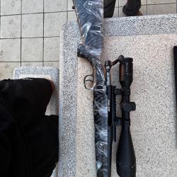 Carabine Savage axis xp 308 avec lunettes et silencieux