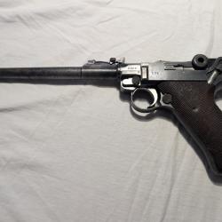 LUGER P08 Artillerie ERFURT 1914 sans prix de r&eacute;serve