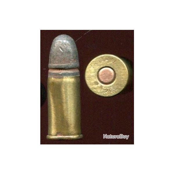 .38 S&W - marquage : S&W 38 - amorce cuivre plate - balle plomb  - PRIX PORT COMPRIS