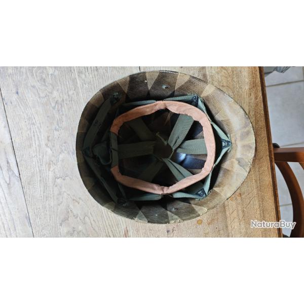Sous casque liner M1 US WW2 Westinghouse 1944 d'origine