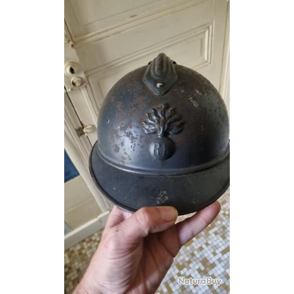 Casque Adrian M15 Original. Ww1.
