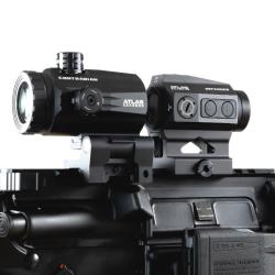 Pack Point Rouge Solaire + Magnifier 3&times; - Vision solaire illimit&eacute;e, Flip-to-Side, Automatique