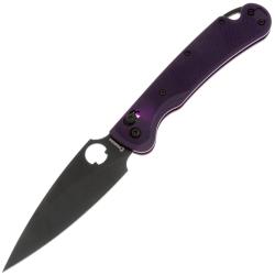 Couteau Pliant Daggerr Sting Slim Lame Acier VG-10 PVD Manche G10 Violet Crossbar Lock DGRFM022SPRB