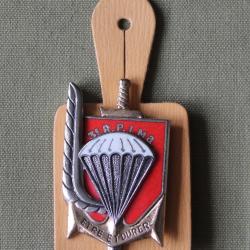 Insigne Parachutiste du 3&egrave;me RPIMA Drago Paris G.443 Ann&eacute;es 80'