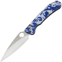 Couteau Pliant Daggerr Sting Slim Lame Acier VG-10 Manche G10 Gzhel Crossbar Lock DGRFM022SGZH