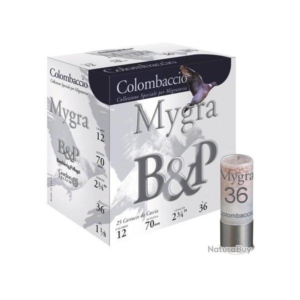100 Cart. betp mygra colombaccio 12 cal. 12 / 70 mm n�