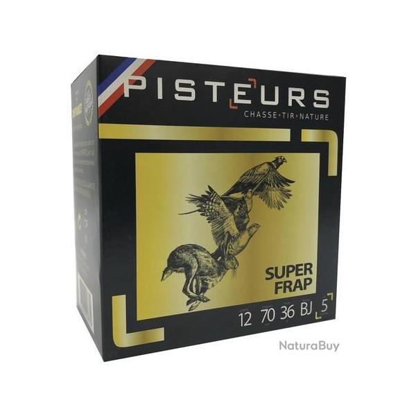 250 Cart. pisteurs super frap cal. 12 / 70 mm n� 7 36
