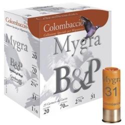 250 Cart. betp mygra colombaccio 20 cal. 20 / 70 mm n&deg;