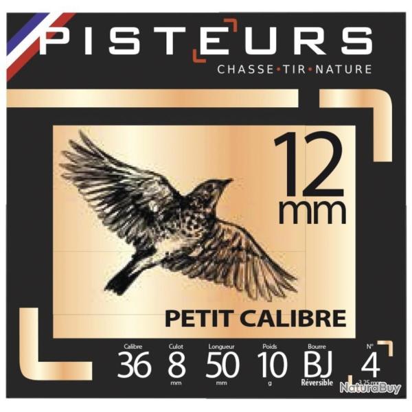 100 Cart. pisteurs petit calibre cal. 12 mm / 50 mm n�4