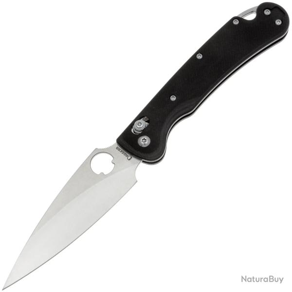 Couteau Pliant Daggerr Sting Slim Lame Acier VG-10 Satin Manche G10 Noir Crossbar Lock DGRFM022SBKS