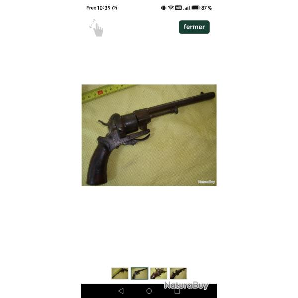 Revolver 7 mm canon long